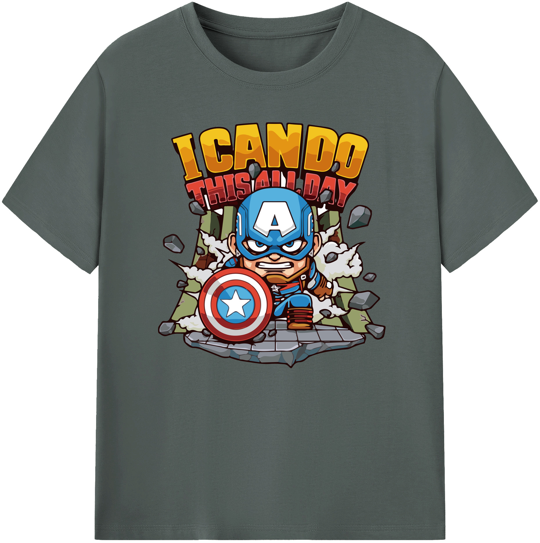（画像用） アベンジャーズ The Avengers 綿100％ メンズ半袖Tシャツ｜肌触りやわらか＆通気性